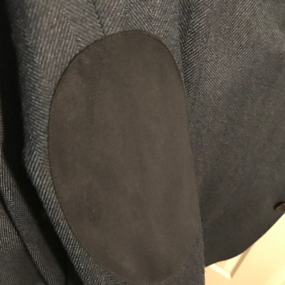 Black Brown 1826 Dark Blue Wool Blazer 38R - Picture 6 of 9